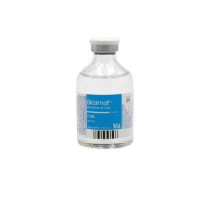 Bicarnat 7.5% Solución Inyectable, 50 mililitros (Bicarbonato de Sodio)