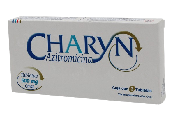 CHARYN AZITROMIZINA 500MG CAJ CON 3 TABLETAS
